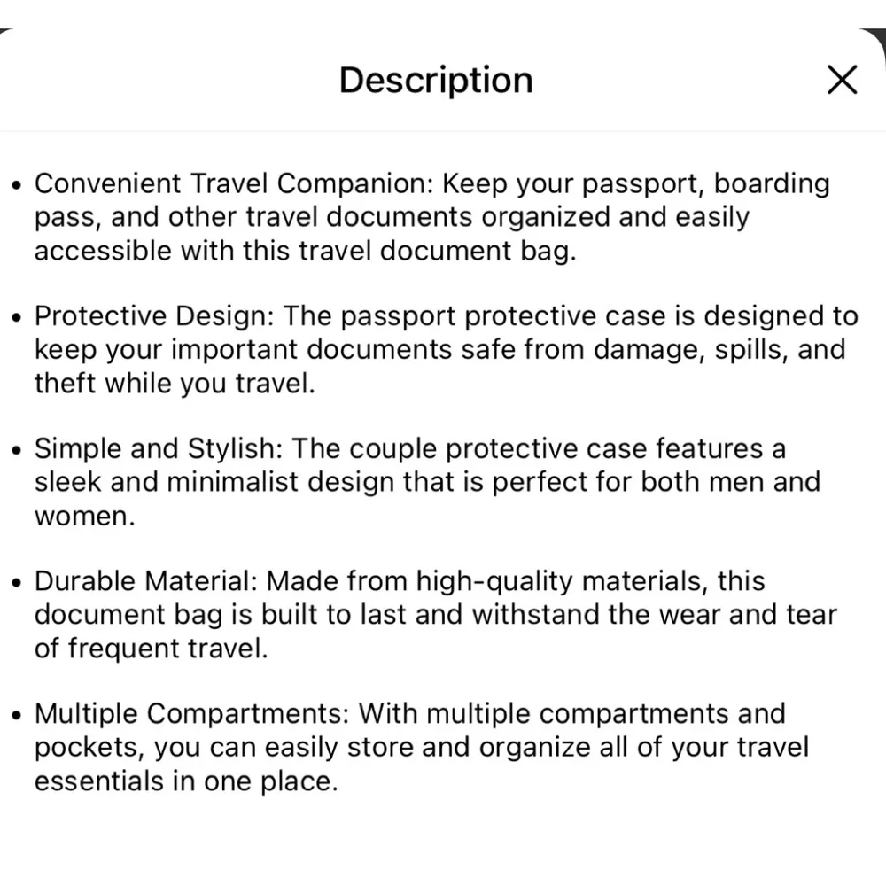 Passport protective Case